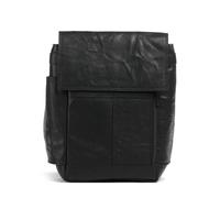 Spikes & Sparrow Bronco Winston Zaino nero, pelle a grana fine, uomo