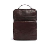 Spikes & Sparrow Bronco Zaino marrone scuro, pelle, unisex, 14L