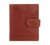 Spikes & Sparrow Portafoglio RFID in pelle 8 cm marrone