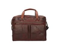 Spikes & Sparrow Cartella in pelle con scomparto per laptop da 41 cm darkbrown (SP-294S151-01)