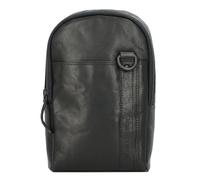 Spikes & Sparrow Borsa a tracolla Bronco in pelle 17,5 cm black (69550B-00)
