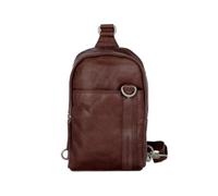 Spikes & Sparrow Borsa a tracolla Bronco in pelle 17,5 cm darkbrown (69550B-01)