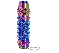 Spiky Fidget Toy Roller - Stress Relief Spinner for Adults Kids Classroom Office Study Travel Focus Relaxation | Silicone with Smooth Rotating Beads, Compact Keychain Fidget Tool Anti-Anxietys Sensory