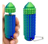 Spiky Fidget Toys, Sensory Keychain Set, Tactile Stress Relief Design, Calming Handheld Gadget, Ideal for Kids, Adults, Babies, School, Travel, Home, Office, Party, Gifting