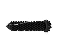 Spiky Sensory Toy, Silicone Fidget Tool, 4.33x1.38 Inches Portable Stimming Device, Silent Finger Massager, Stress Relief Keychain, Tactile Focus Aid for Men, Women, Students, Home, Office, Classroom