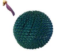 Spiky Sensory Trigger Twisty Spiral Fidget Sphere, 3D Printed Ball Fidget Toy for Adults, Stress Balls Desk Toy for Office and Home Ornament Valentine's Day Birthday Party Gifts