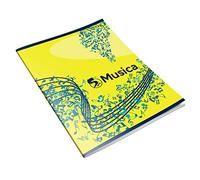 SPIL QUADERNO MUSICA A4 80GR 16FF