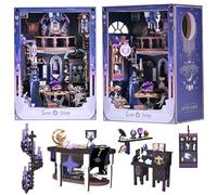 Spilay Book Nook Kit per adulti, kit fai da te in miniatura, per adulti con luci LED, regalo unico per compleanno, Natale, San Valentino, SP01