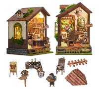 Spilay Casa delle bambole in miniatura, kit fai da te, modello mini casa, scala 1:24, casa delle bambole creativa, miglior regalo di Natale per compleanno per innamorati, ragazzi e ragazze (SQ60