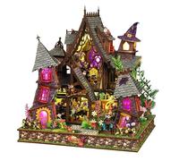 Spilay Kit fai da te per casa delle bambole in miniatura, con scatola musicale, mini kit per la costruzione di case per adulti, decorazione creativa per libreria, regalo unico