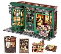 Spilay Kit per casa in miniatura fai da te, kit di mobili in legno, mini modello moderno realizzato a mano, con copertura antipolvere, scala 1:24, casa delle bambole creativa per amanti e amici