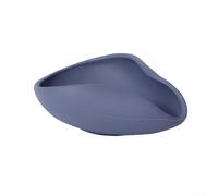 Spill Conscious - Piatto di pesata in silicone per caffè, con profilo ergonomico e base piatta stabilizzante per prestazioni costanti della bilancia da cucina (grigio)