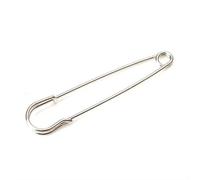 spilla, 10 Pz 75//80/100mm Grandi Dimensioni 20 stile moda Ferro Grande Spilla Spilli Raccordo Donna Fai Da Te(Silver 80mm)