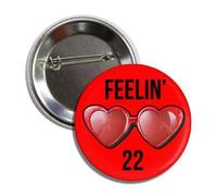 Spilla a 22 bottoni con scritta "I Don't Know About You But I'm Feeling Feelin", spilla Swiftie Pin Singer Team Era Tour Fans, idea regalo per amanti della musica, ideale per giacche, zaini, cappelli