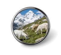 Spilla a bottone Cachemire rotonda in metallo spille distintive classiche e carine spilla personalizzata pin back badge novità divertenti spille smaltate per zaini, giacche borse