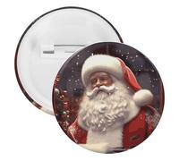 Spilla a bottone personalizzata con Babbo Natale spilla decorativa carina spille per zaini regali vestiti