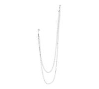 Spilla a catena pendente in cristallo per abito spilla per camicia borchie accessori oro e argento catena nappa pin colore