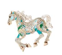 Spilla a Cavallo Con Con Dettagli Smaltati Elegante Dettaglio in Accessorio Per Bavero Con Animali Da Indossare Tutti I Giorni Spilla Smaltata a Cavallo