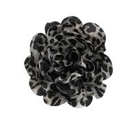 Spilla a clip con stampa leopardata, spilla da bavero esagerata, accessorio per abbigliamento per feste ed eventi, leggera e confortevole, One Size, come descritto