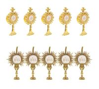 Spilla a Croce per Comunione, 10 Pezzi, Lega di Zinco | Design Religioso Classico, Bordo Liscio e Fissaggio Sicuro, per Ragazzi e Ragazze