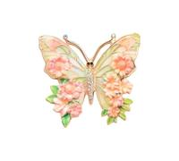 Spilla a farfalla con cristalli scintillanti per abbigliamento formale e casual, accessori per abbigliamento scintillante strass spilla a farfalla alla moda animale distintivo abbigliamento accessorio