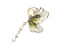 Spilla a farfalla con nappe Disegni che gocciolano a forma gocce d ' acqua Materiali in lega per le donne Accessorio Spilla da donna alla
