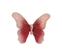 Spilla a farfalla con ricamo artistico, in lega, leggera, comoda per l'uso quotidiano o per occasioni speciali, spilla per corpetto a farfalla, One Size, come descritto