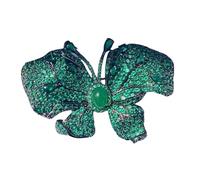 Spilla a farfalla robusta in lega, design artistico, lucentezza durevole, resistente alla luce, per uso quotidiano, spilla da bavero, accessori, spilla a farfalla, Einheitsgröße, come descritto