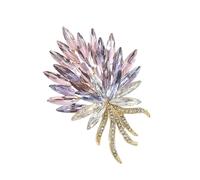 Spilla a farfalla scintillante realizzata a mano, design leggero, unico per l'uso quotidiano e occasioni speciali, viola unico, Misura unica, come descritto