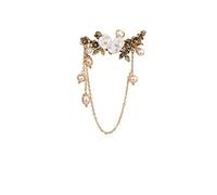 Spilla a Fiore Irregolare Spilla di Perle coltivate Accessori per Spille per Giacca da Donna