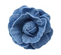 Spilla a forma camelia retrò Spilla a forma floreale 3D per jeans fatti a mano Elegante ornamento gioielli per le donne Regalo per i propri cari