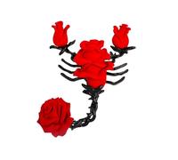 Spilla a forma con scorpioni in metallo retrò, fatta a mano, con dettagli a goccia d ' olio Accessorio unico per spilla con distintivo gotico per outfit Spilla retrò con e scorpioni