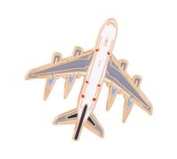 Spilla a forma di aeromobile elettrolitica, accessorio alla moda per giacche, borse e cappelli, in diversi colori alla moda, accessorio alla moda, One Size, come descritto