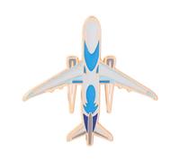 Spilla a forma di aeromobile elettrolitica alla moda, accessorio per giacche, borse e cappelli, in diversi colori alla moda, spilla elettrolitica, One Size, come descritto