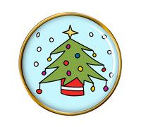 Spilla A Forma Di Albero Di Natale
