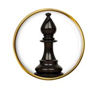 Spilla A Forma Di Alfiere