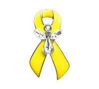 Spilla a forma di angelo giallo con cristalli impreziositi da un elegante accessorio per feste, One Size, come descritto, come descritto