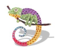 Spilla a forma di animale, accessorio leggero in lega per la decorazione dell'abbigliamento, ago alla moda, gioielli alla moda, dichiarazione, corpetto colorato, artistico, gioielli alla moda