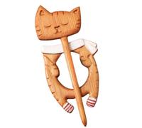 Spilla a forma di animale in legno - spilla a forma di cartoni animati