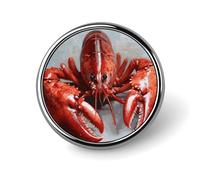 Spilla a forma di aragosta rotonda,spilla da colletto, spilla vintage in metallo, decorazione per gioielli, abito, maglione, zaino, regalo per donna, madre e spos