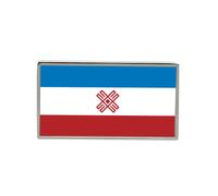 Spilla A Forma Di Bandiera Mari El (Russia)