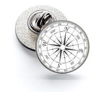 Spilla a forma di Bavero Magglass rosa dei venti 16 mm | Spille regalo Originali | Per camicie, vestiti o per il tuo zaino | Regali unici e speciali