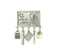 Spilla a forma di bussola artistica per la scuola alla moda | Accessori scolastici eleganti e alla moda per migliorare gli abiti scolastici e la motivazione dello studio