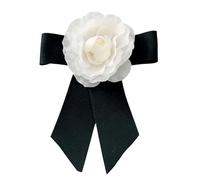 Spilla a forma di camelie con fiore in tessuto, accessorio alla moda, perfetta per l'uso quotidiano e come idea regalo, elegante spilla in tessuto