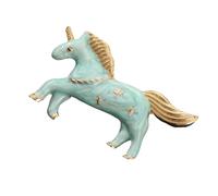 Spilla a forma di cavallo con corno singolo, ispirata alla coreana, colore macaron, gioiello per donne e ragazze, accessorio alla moda, Misura unica, come descritto