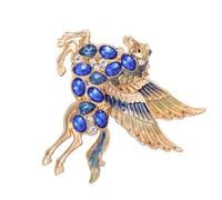 Spilla a forma di cavallo con cristalli brillanti che aggiunge lucentezza elegante a qualsiasi outfit. Elegante spilla a forma di cavallo, adatta per varie occasioni, TAGLIA UNICA, come descritto