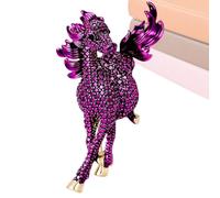 Spilla a forma di cavallo con strass, per cappelli, sciarpe, giacche di jeans e borse, per matrimoni e feste e cosplay, Se référer à la description, Zinco