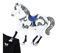 Spilla a forma di cavallo | distintivo di cavallo in metallo unisex - spilla da collo - per donne e uomini sul risvolto vestito abbigliamento maglione scialle sciarpa cappotto camicia da sposa, Se