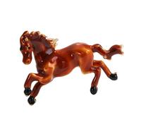 Spilla a forma di cavallo in lega, a tema zodiacali cinesi, accessorio vintage alla moda da indossare tutti i giorni o per eventi speciali, spilla retrò, Misura unica, come descritto