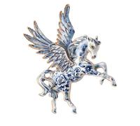 Spilla a forma di cavallo in lega, placcatura, accessorio alla moda, ornamento per la maggior parte delle occasioni, adorabile spilla a tema animale, Misura unica, come descritto